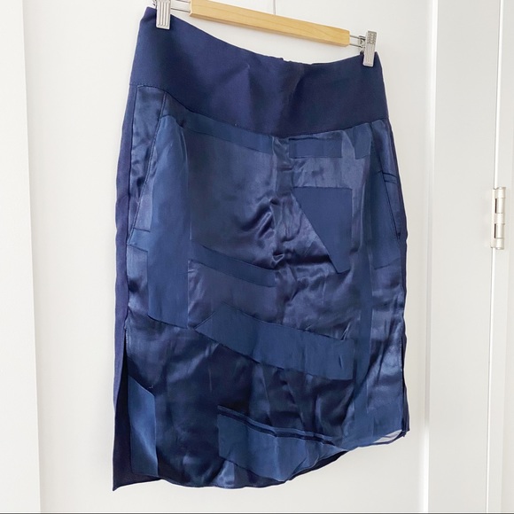 Helmut Lang Skirt w/Pockets and Side Slits Size 0 NWT - Picture 2 of 4